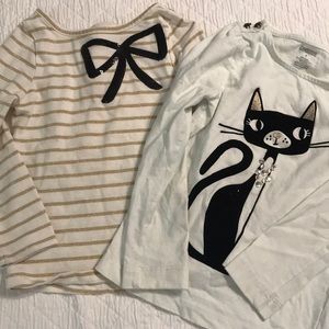 2 size 5 LS Gymboree shirts
